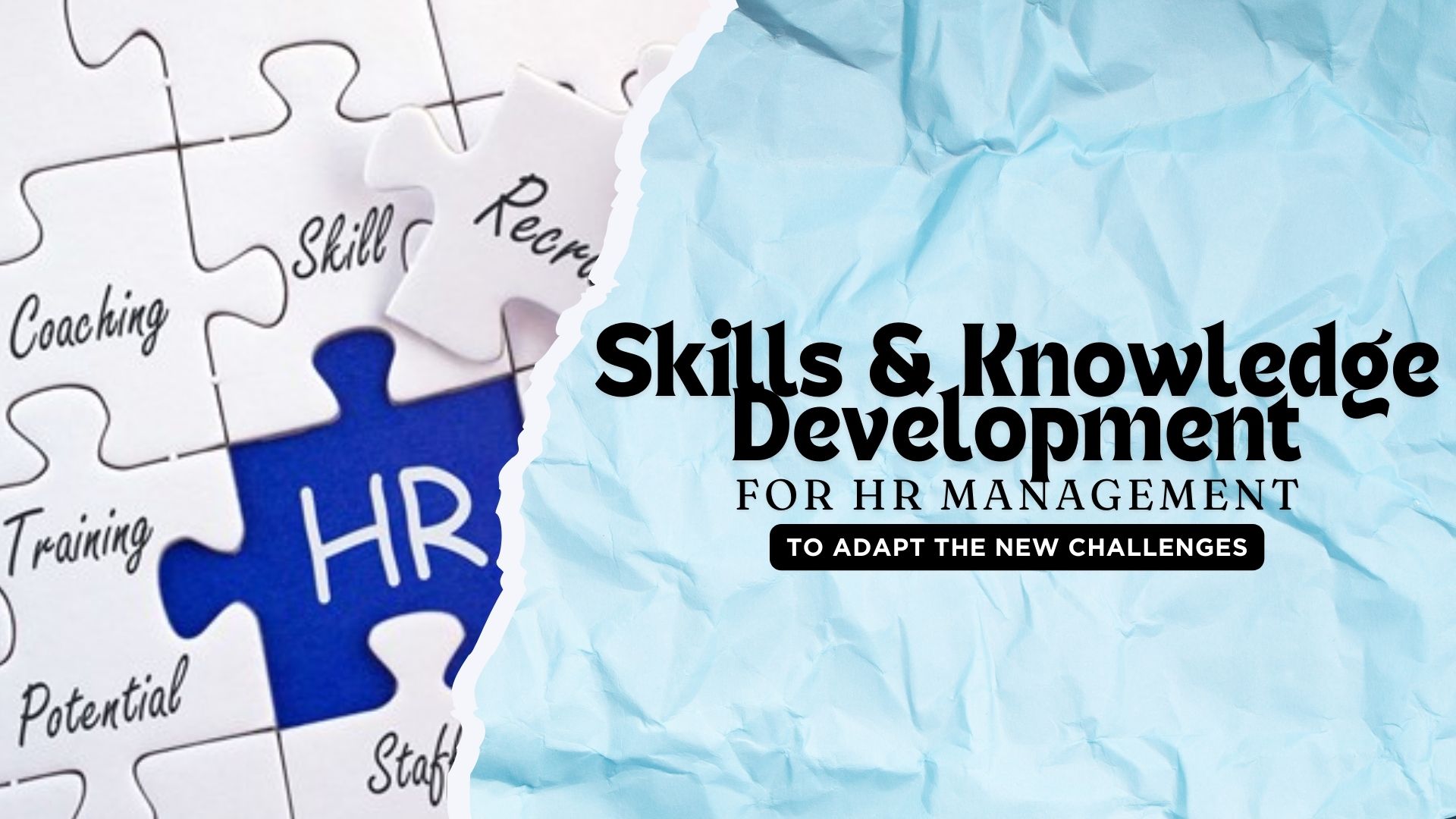 Knowledge and Skills Development for Human Resource Management to Adapt the New Challenges