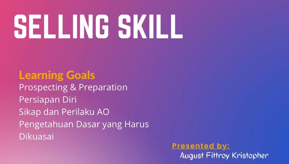 Selling Skill